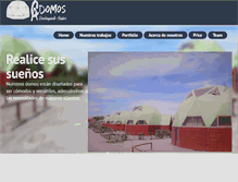 Tablet Screenshot of construcciondomos.com